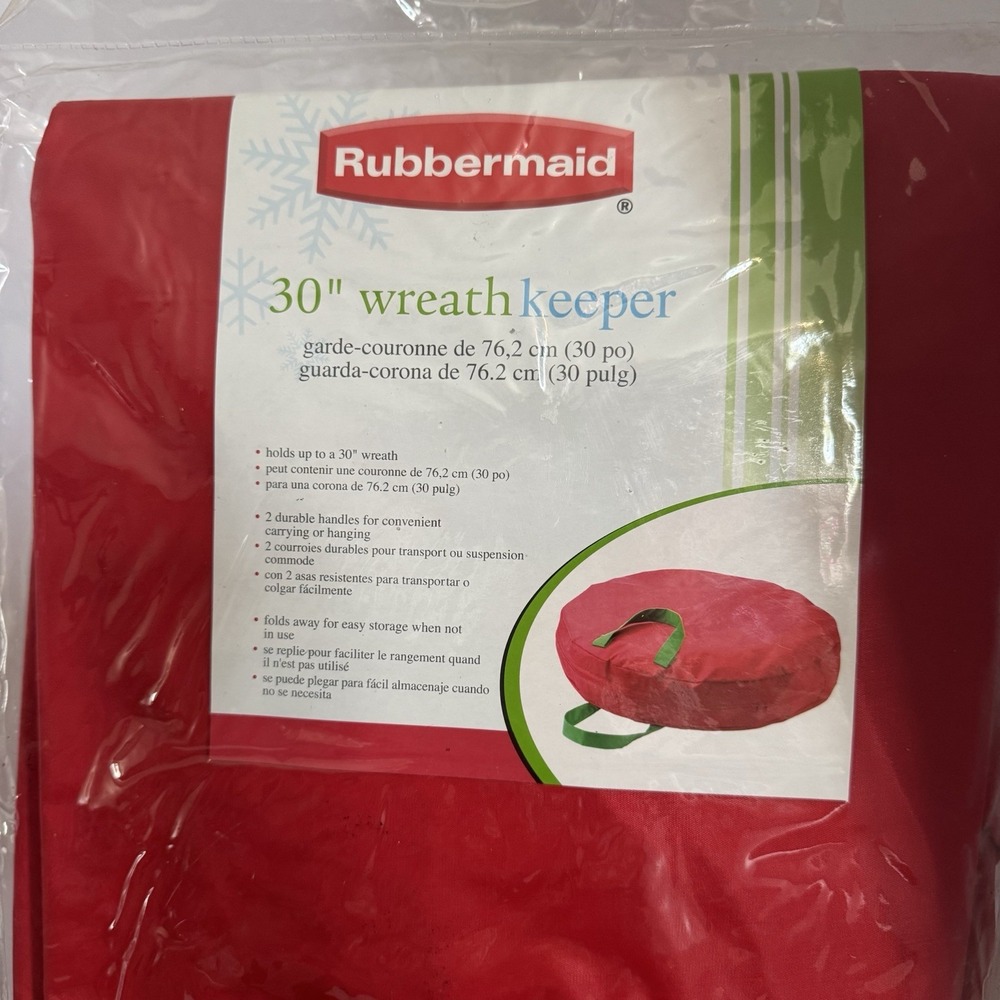 Rubbermaid 30" Wreath Storage Christmas Organization 2005 NEW in‎ Package NOS